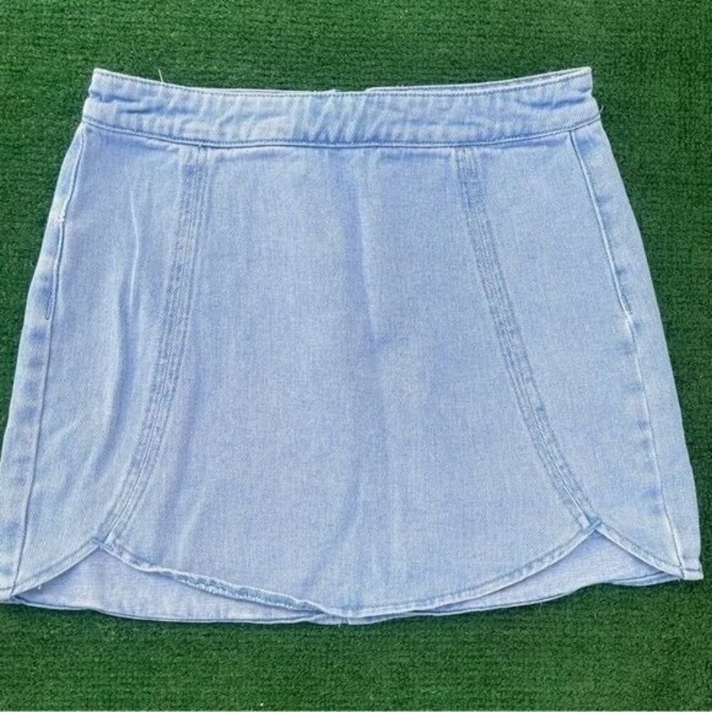 Pacsun Light Blue Denim Skirt Size 26